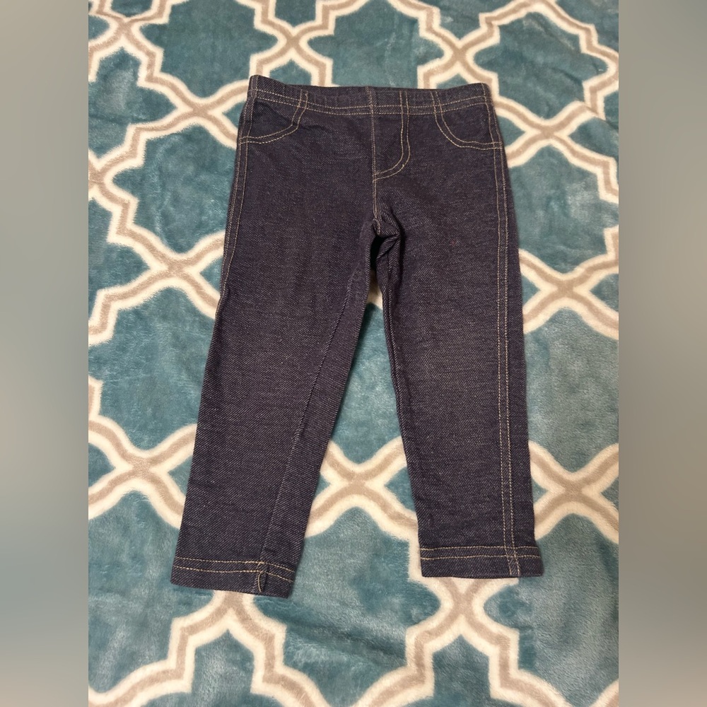 Carter's Blue Straight-Leg leggings